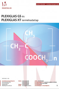 Plexiglas GS és XT termékleírás