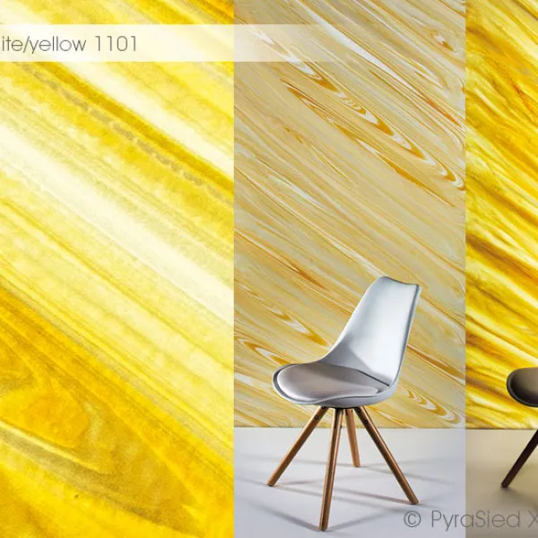 Faux TS Wood white/yellow 1101