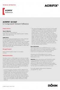 ACRIFIX® 1S 0117 datasheet