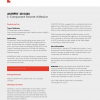 ACRIFIX® 1S 0126 datasheet