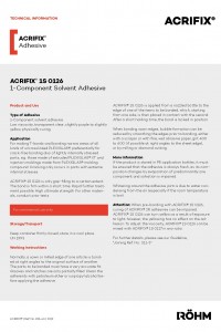 ACRIFIX® 1S 0126 datasheet