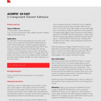 ACRIFIX® 1S 0127 datasheet