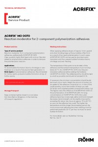 ACRIFIX® MO 0070 datasheet