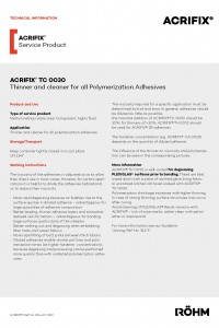 ACRIFIX® TC 0030 datasheet