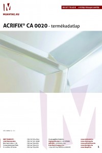 Acrifix CA 0020 termékadatlap