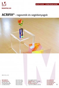 Acrifix ragasztók és segédanyagok termékismertető