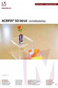 Acrifix SO 0016 termékadatlap