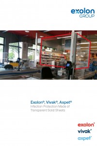 Exolon®, Vivak®, Axpet® Infection Protection Made of Transparent Solid Sheets