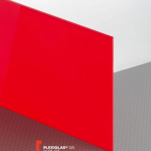 Plexiglas GS 3H25 - red - 4 x 2030 × 3050 mm