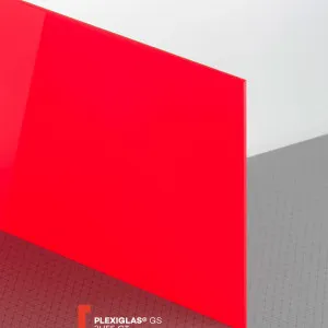 Plexiglas GS 3H55 piros (555) 3 / 2030×3050