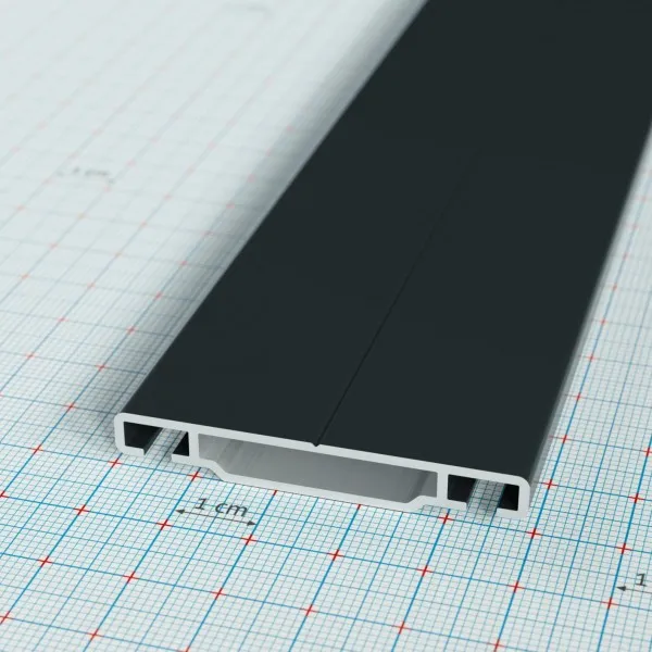 PolyfiX L51 clamping profile anthracite RAL7016 / 6000