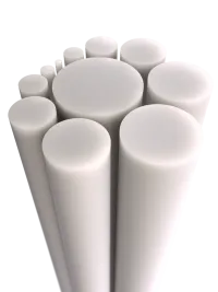 PA6 rod white D100 mm