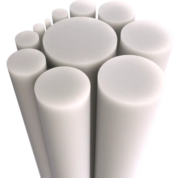 PA6 rod white D100 mm