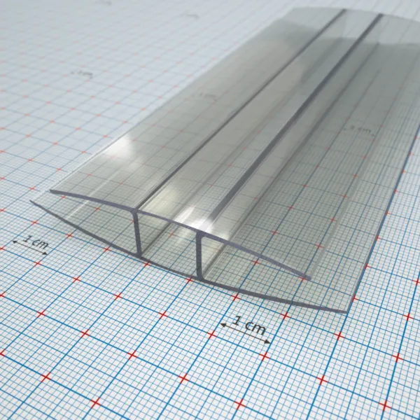Polycarbonate H profile 10 mm