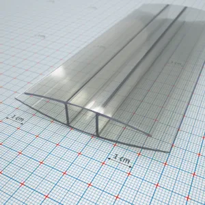 PC H profil víztiszta 10 mm / 7000 mm
