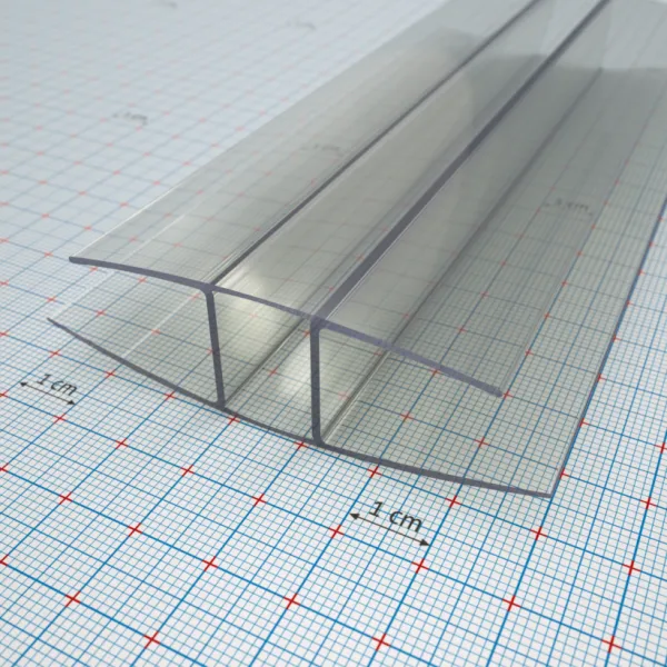 Polycarbonate profile H 16 Long Life clear - length 7000 mm