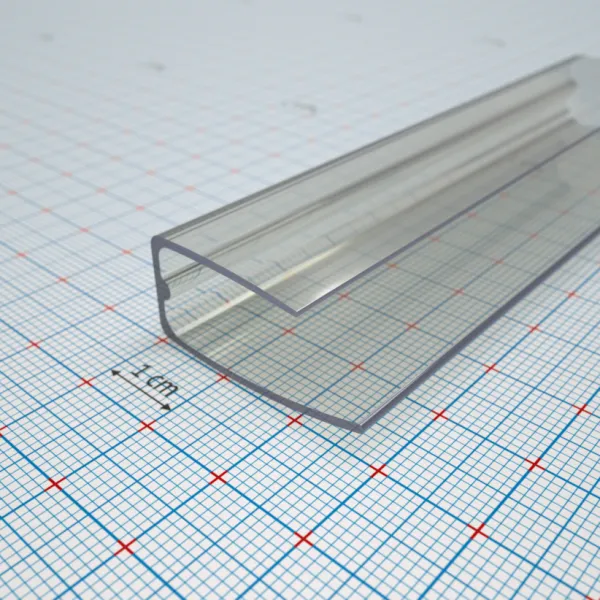 Polycarbonate U profile 10 mm