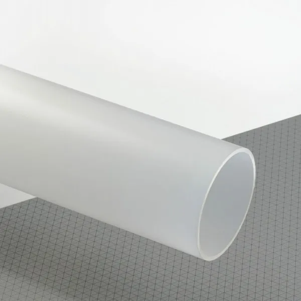 Plexiglas tube Satin Ice 0D010 DF - clear - 200 / 194 / 4000 mm