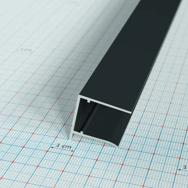PolyfiX T16 closure profile anthracite (RAL7014) / 6320