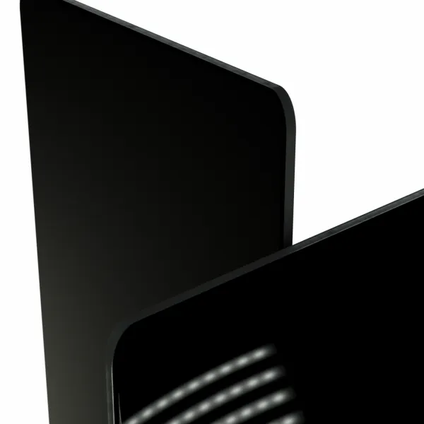 ACP - matt black (RAL 9005) / high gloss black (RAL 9005) 0,3 mm - 3 x 2000 × 6250 mm