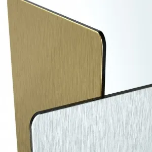 XLBOND ACP ezüst brushed/arany brushed 0,30 mm 3 / 1500×6250