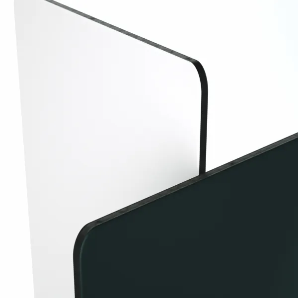 ACP - printable matt white (RAL 9016) / matt anthracite grey 0,30 mm - 3 x 1500 × 4050 mm