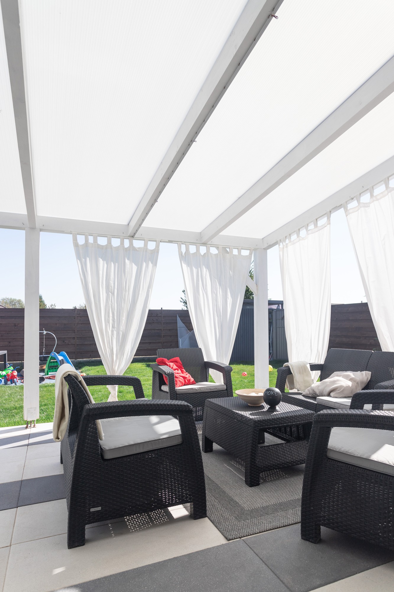 Terrace, wintergarden, canopy